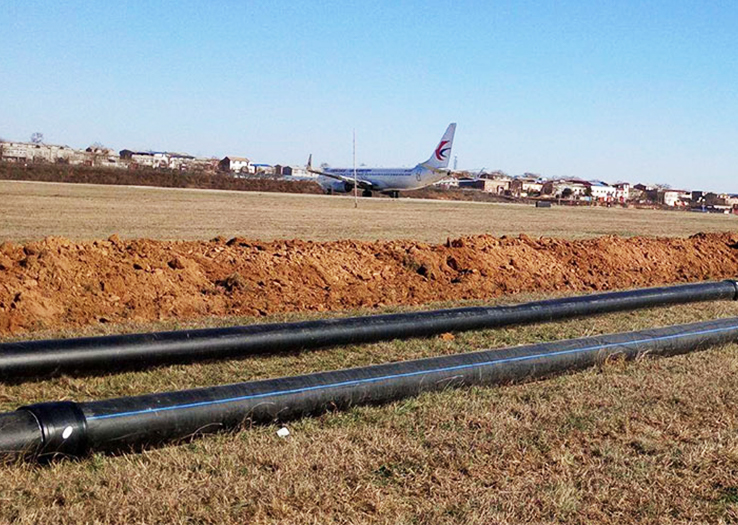 2016 Beijing Daxing International Airport Fase I Vandforsyning Pipeline Construction
